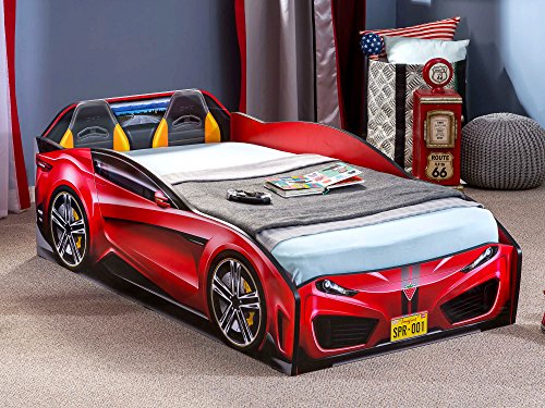 車型キッズ用ベッド CiLEKチレキ レッド SL Racerシリーズ 559167c0a63d4dd9b79085ceff3b5e